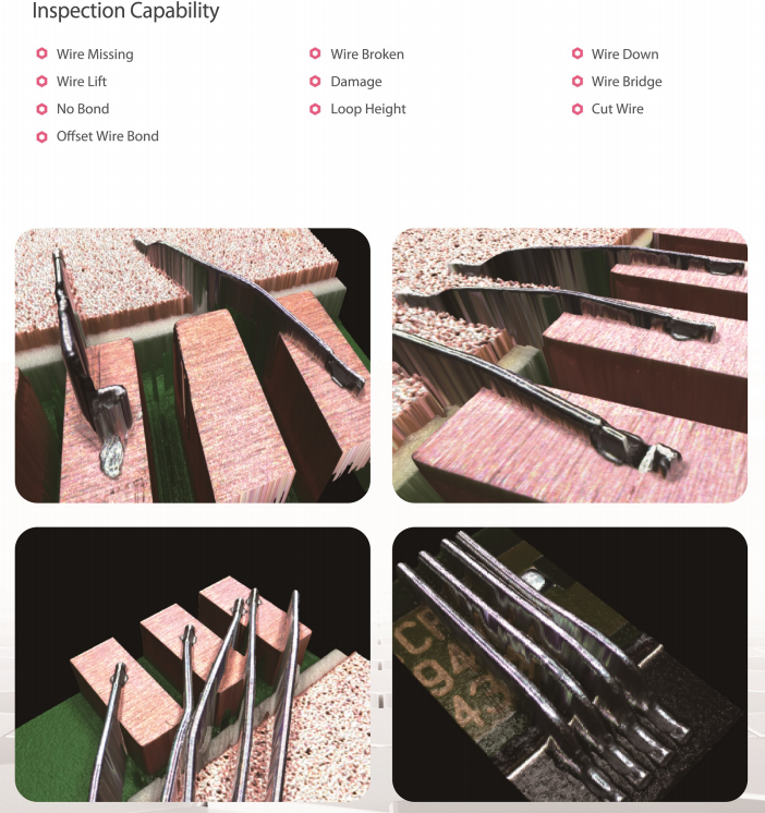Wafer Bump&Wire Bonding 3D AOI Wafer Bump&Wire Bonding 3D AOI