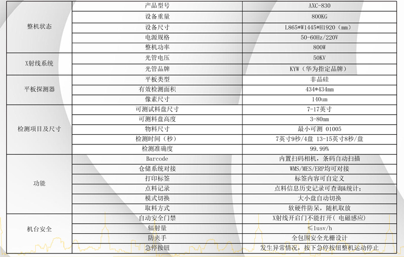 善思AXC-830智能点料机参数 善思AXC-830智能点料机参数